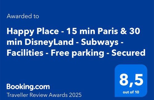 Maisons-Alfort Apartamento | Happy Place - 15 min Paris & 30 min DisneyLand - Subways - Facilities - Free parking - Secured