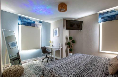 Winthrop Harbor Casa | Harbor Haven Game Room Gym