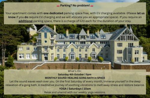 Lynmouth Apartamento | Harbour Edge, Luxury 2 BR 2 BA Apt, Sea View and Terrace, Parking