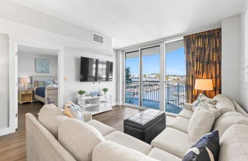 North Myrtle Beach Casa | Harbourgate Resort Charming Marina Front Unit 122