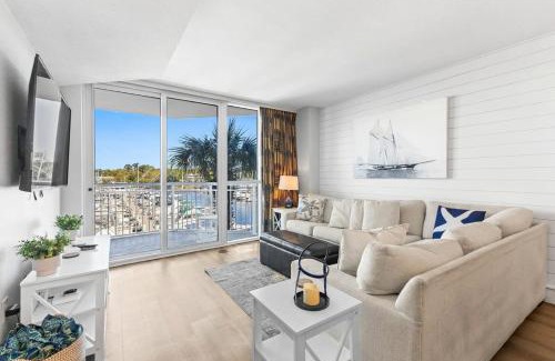 North Myrtle Beach Casa | Harbourgate Resort Charming Marina Front Unit 122