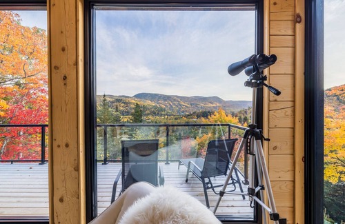 L'Anse-Saint-Jean Chalet De Esquí | Harfång - Spectacular view of Mount Edward