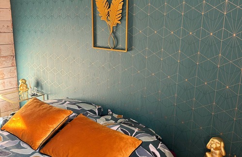 Balaruc-le-Vieux Cama Y Desayuno | Harmonie Dorée room