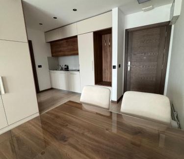 Kopaonik Apartamento | Harry- apartmans of the Apart Hotel & spa Zoned, Kopaonik - special benefit, children up to 13 years of age accompanied by two adults stay for free-parking-breakfast&swimming pool with sun terrace, sun loungers, towels and hotel slippers