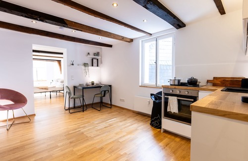 Hattingen Apartamento | Hattingen Fachwerk Boutique Apartment 1