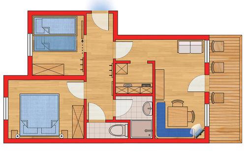 Obertauern Apartamento | Haus Petergstamm