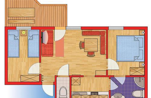 Obertauern Apartamento | Haus Petergstamm