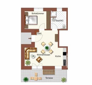 Klein Bollhagen Apartamento | Haus Windfee Fewo 1