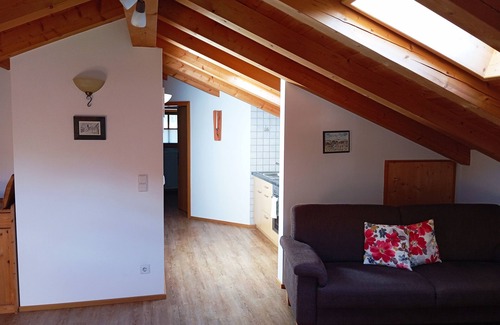Farchant Apartamento | Haus Zugspitzblick - Ferienwohnung Edelweiß für 2 Personen