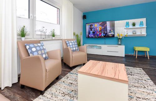 Bensersiel Apartamento | Haus zur Möwe mit Frühstücksoption