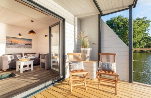 Schleswig-Flensburg District Alquiler De Eote | Hausboot Aegir für 5 Pers. mit Dachterrasse in Schleswig am Ostseefjord Schlei