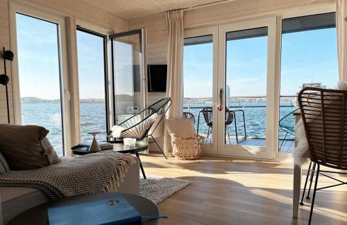 Schleswig Casa | Hausboot bikini mit Dachterrasse in Schleswig am Ostseefjord Schlei