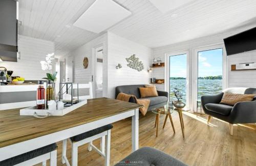 Schleswig Alquiler De Eote | Hausboot Glücksmomente mit Dachterrasse in Schleswig am Ostseefjord Schlei