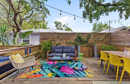 Vilano Beach Casa | Haven Hidden Grove Buyout 2 Homes - Walk to Beach Hot Tub Game Room Deck