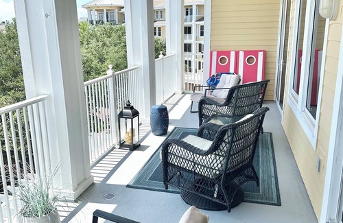 Villa Lago Condominio | Heart of Village of Baytowne Wharf with views of Marina, Fireworks and Concerts!