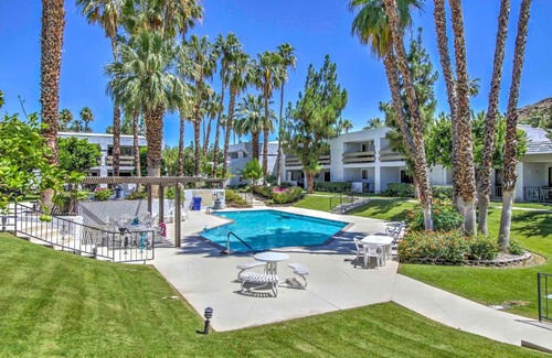 Palm Springs Apartamento | Heated Pool Access Palm Springs Vacation Rental