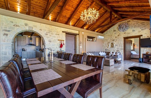 Karefiliana Villa | Piscina climatizada + hidromasaje ★ Vista al mar ★ Cerca de Falasarna