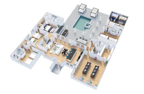 Sabinal Casa | Heated Pool Movie Theater Hot Tub Games Sleeps 28