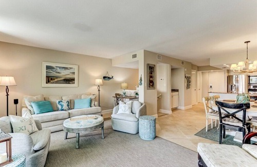 Fernandina Beach Condominio | Heated Pool, Ocean Views, Pet-Friendly Paradise