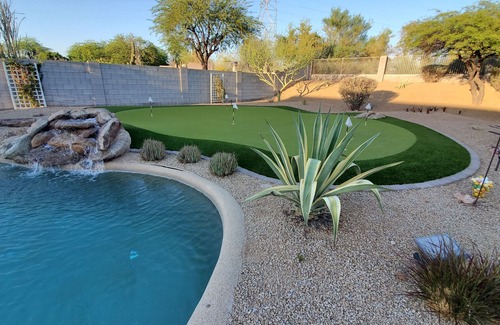 Tatum Ranch Casa | Heated Pool, Putting Green, Fireplace, Game Room
