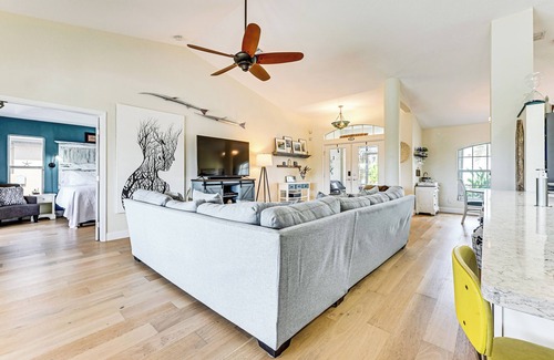 South Gulf Cove Casa | Heated Pool w/ Canal Views: Port Charlotte Home