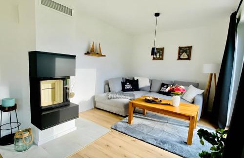 Am Salzhaff Casa | Heimathafen 1 - Ferienhaus mit Kamin, Sauna und Meerblick