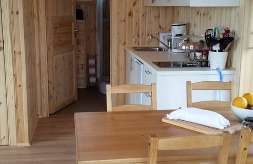 Hella Cabina | Hekla Cabin 2 Volcano and Glacier View
