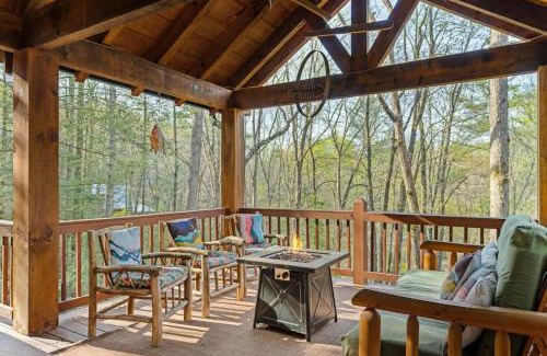 Blue Ridge Villa | Hemlock Hideaway on the Creek - Nearby creek cozy hot tub and much more