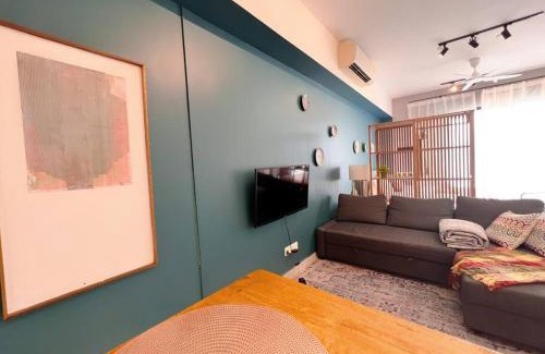 Sungai Buloh Apartamento | Heritage Studio with Balcony D'Sara, Direct MRT Kampung Selamat, near Thomson and Sungai Buloh Hospital