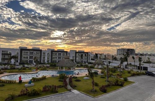 Área del bulevar Barra Vieja Apartamento | Hermoso Apartamento con club de playa