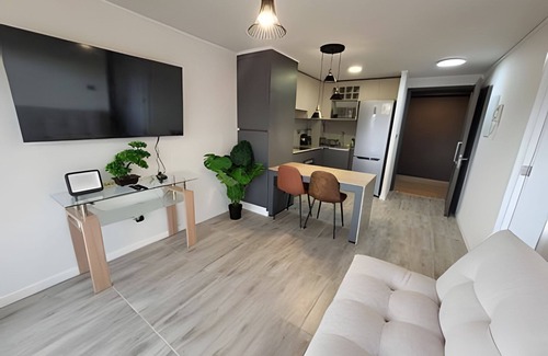 Antofagasta Apartamento | Hermoso depto de 1D terraza y vista mar