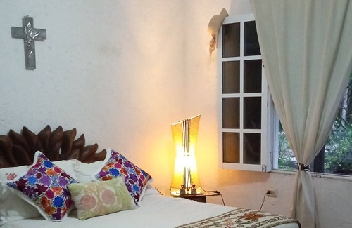 Cozumel Apartamento | Hermoso y tranquilo departamento a 5 minutos del pueblo. En Villa Colibrís.