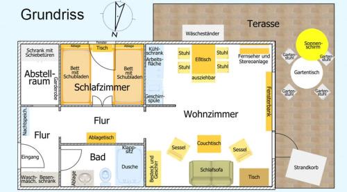 Tating Apartamento | HG 03 Strandkorb