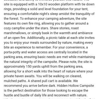 Logan Otro | Hidden Hollow Campsite at Hocking Vacations - Tent Not Included