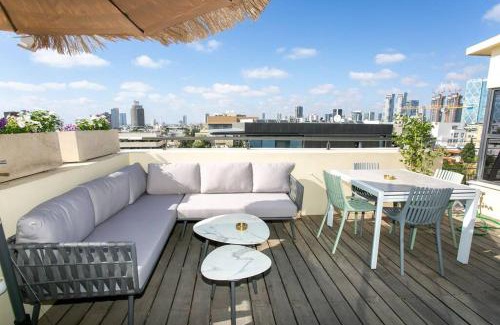 Tel Aviv City Center Apartamento | High End 3BD TLV Rooftop Duplex