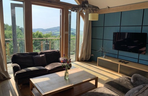Shaftesbury Cabaña | Casa de alta especificación con vistas para morirse!