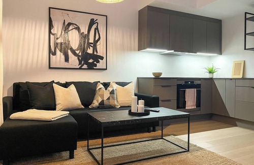 Bjørvika Apartamento | Alto estándar y vista al mar
