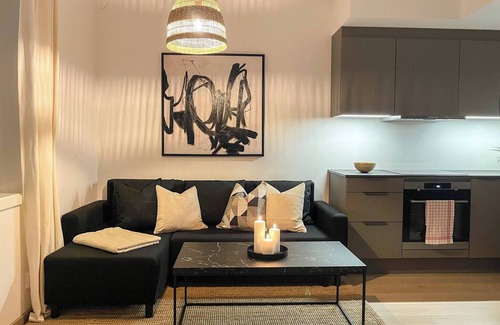 Bjørvika Apartamento | Alto estándar y vista al mar