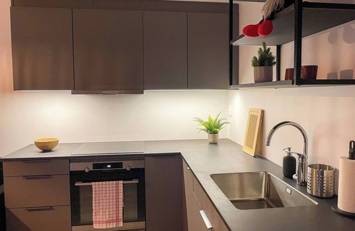 Bjørvika Apartamento | Alto estándar y vista al mar