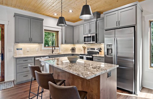 Nebo Casa | Higher Ground at Lake James | Hot Tub, Boat Slip & Game Room!