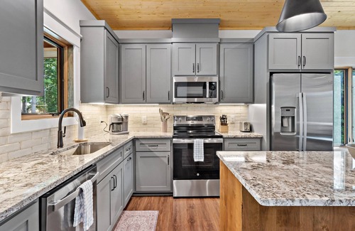Nebo Casa | Higher Ground at Lake James | Hot Tub, Boat Slip & Game Room!