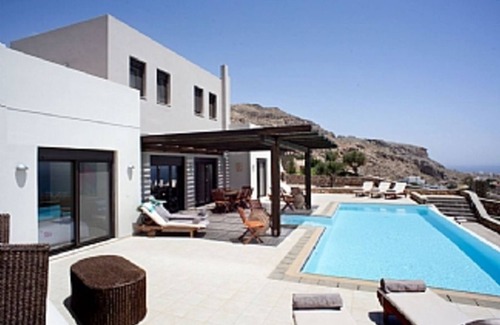 Lindos Villa | Altamente especificado Lujo 6 Dormitorio Chalet, individual Amueblado, Vistas panorámicas