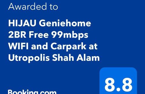 Shah Alam Apartamento | HIJAU Geniehome 2BR1studio Free 99mbps WIFI and Carpark at Utropolis Shah Alam