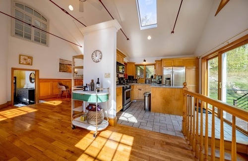 Pine Plains Casa | Hilltop Home on 10 acres w/ hot tub, fire-pit + solar