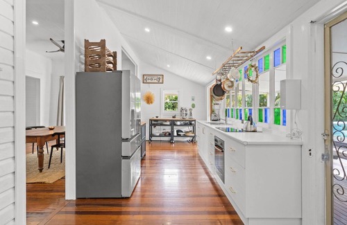 Lennox Head Casa | Hinterland Views - Pet Friendly - Charming Pet Friendly Queenslander with Pool