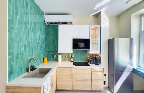 Catedral Apartamento | Historic 2-bedroom-2 bath apartment with AC, laundry, WiFi in Old San Juan