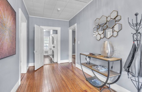 Simpsonville Casa | Historic 3BR with Porch & Fire Pit near Downtown