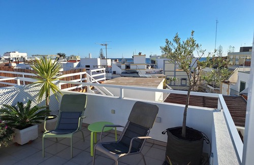Olhao Casa | Corazón histórico de Olhão, ubicación N ° 1, vista panorámica al mar, a 100 m del mar