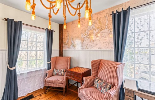 Mystic Casa | Historic Downtown Mystic Captain's House, 3BR/2BA Water Views