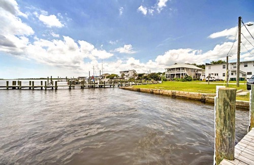 Swansboro Apartamento | Historic Swansboro Studio with Intracoastal View!